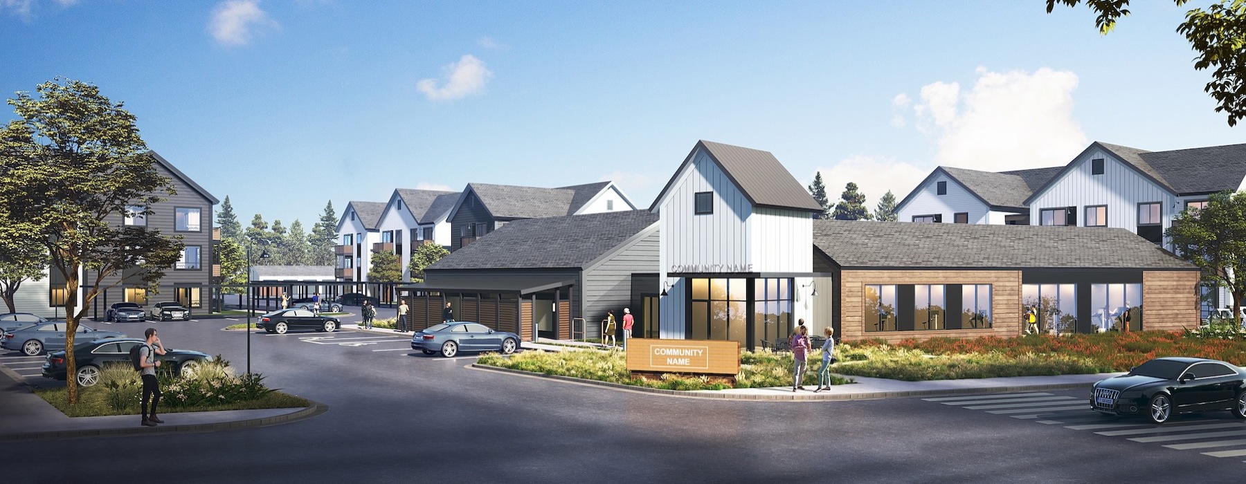 a row of houses